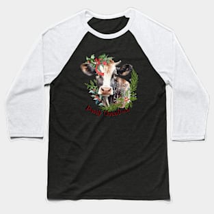 Dairy Christmas Baseball T-Shirt